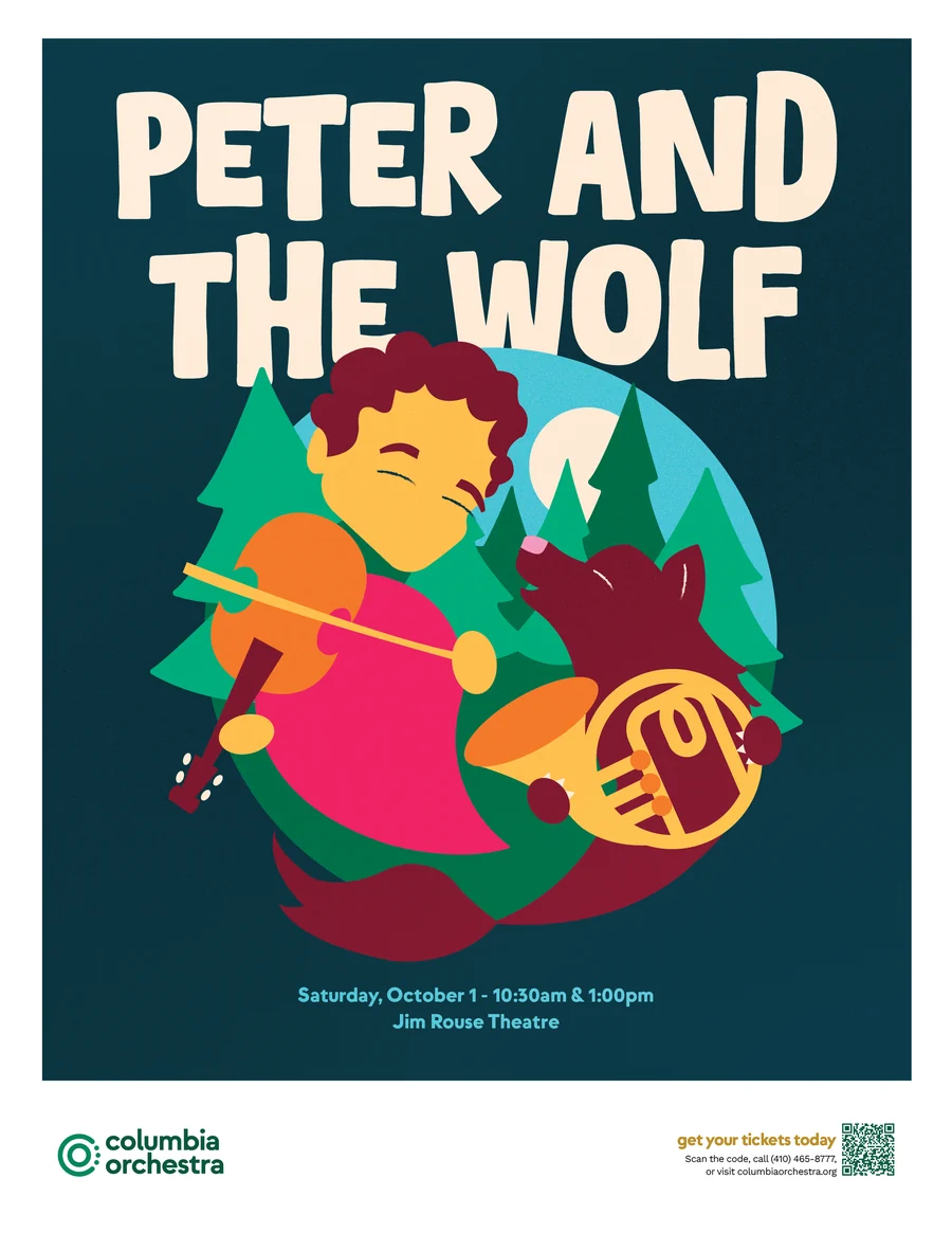Peter and the Wolf concert poster