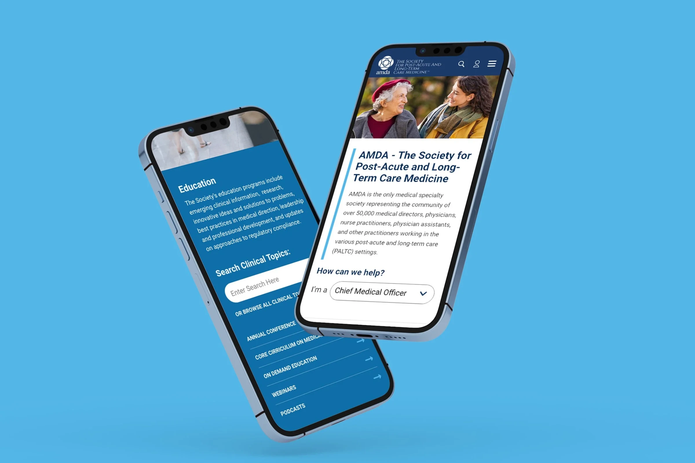 AMDA inner page design