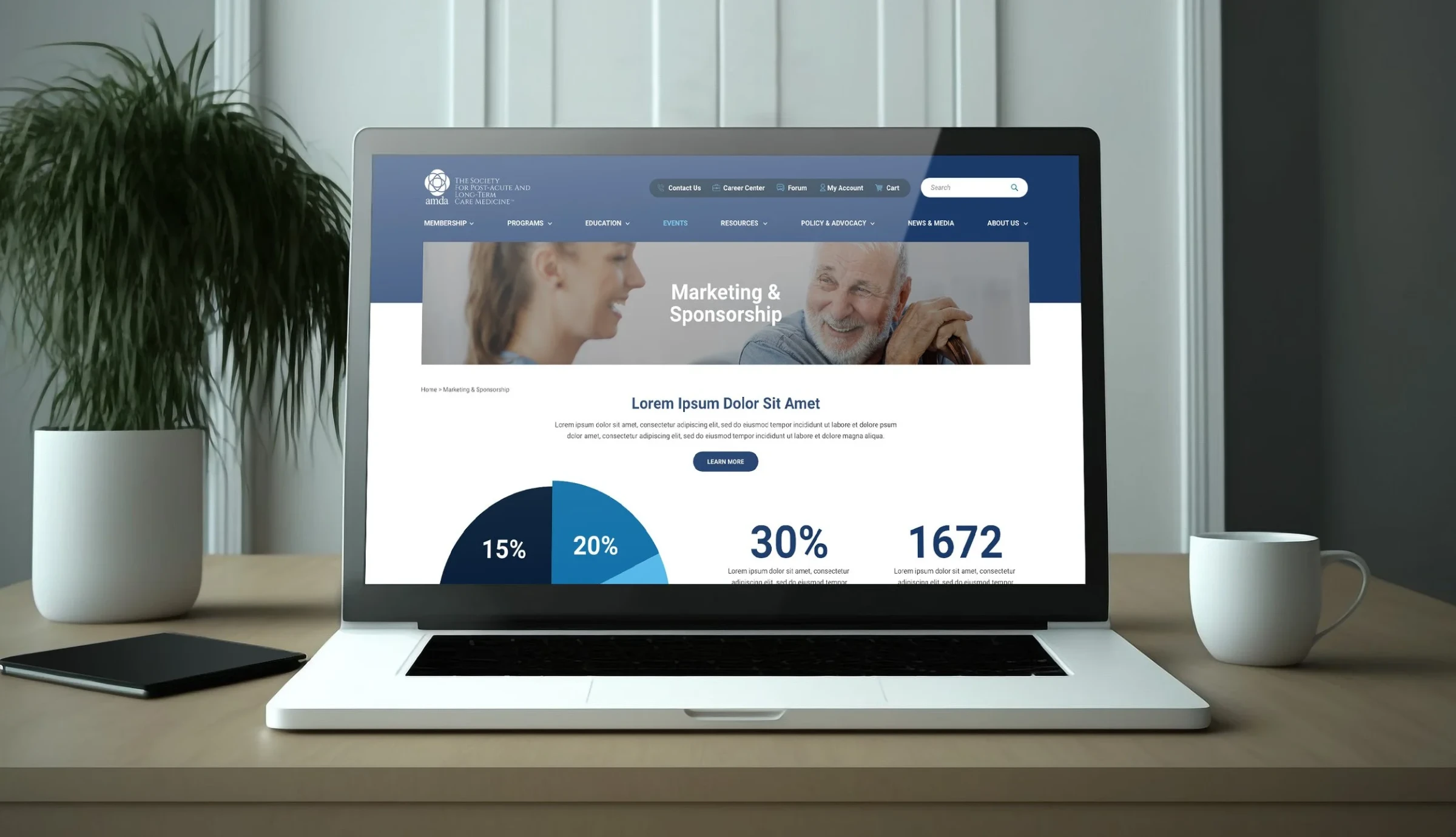 AMDA page design